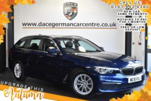 Used 2018 BLUE BMW 5 SERIES Estate 2.0 520D SE TOURING 5DR AUTO 188 BHP (reg. 2018-07-18) for sale in Bolton