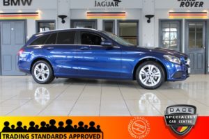 Used 2018 BLUE MERCEDES-BENZ C-CLASS Estate 2.0 C 200 SE EXECUTIVE 5d AUTO 184 BHP (reg. 2018-02-06) for sale in Hazel Grove