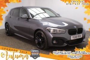 Used 2018 GREY BMW 1 SERIES Hatchback 2.0 120D M SPORT SHADOW EDITION 5d AUTO 188 BHP (reg. 2018-03-01) for sale in Stockport