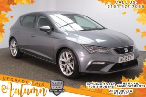 Used 2018 GREY SEAT LEON Hatchback 1.4 TSI FR TECHNOLOGY 5d 124 BHP (reg. 2018-07-31) for sale in Stockport