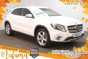 Used 2018 WHITE MERCEDES-BENZ GLA-CLASS SUV 2.1 GLA 200 D SPORT PREMIUM 5d 134 BHP (reg. 2018-03-15) for sale in Stockport