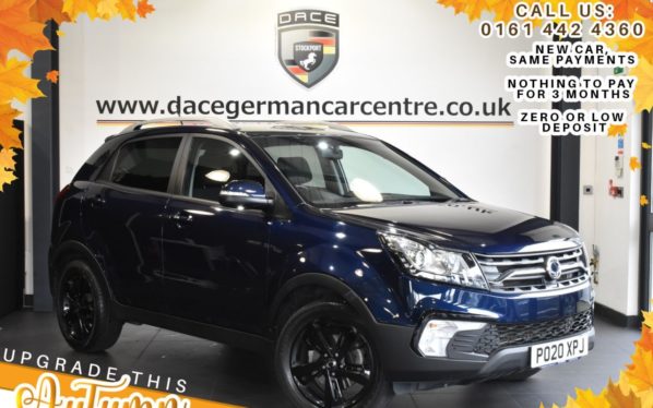 Used 2020 BLUE SSANGYONG KORANDO Estate 2.2 LE 5DR 176 BHP (reg. 2020-08-07) for sale in Bolton