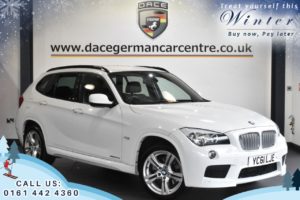 Used 2011 WHITE BMW X1 4x4 2.0 XDRIVE23D M SPORT 5DR AUTO 201 BHP (reg. 2011-11-24) for sale in Worsley