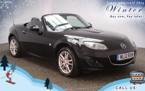 Used 2012 BLACK MAZDA MX-5 Convertible 1.8 I ROADSTER SE 2d 125 BHP FREE 1 YEAR WARRANTY (reg. 2012-07-20) for sale in Oldham