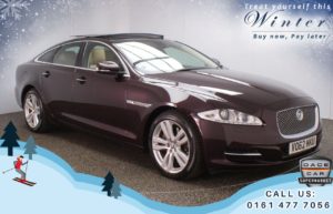 Used 2012 RED JAGUAR XJ Saloon 3.0 D V6 PREMIUM LUXURY SWB 4d AUTO 275 BHP (reg. 2012-09-21) for sale in Oldham