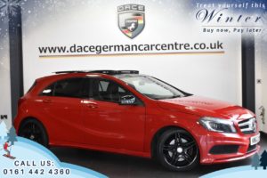 Used 2012 RED MERCEDES-BENZ A-CLASS Hatchback 2.1 A220 CDI BLUEEFFICIENCY AMG SPORT 5DR AUTO 170 BHP (reg. 2012-10-19) for sale in Worsley