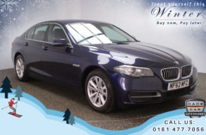 Used 2013 BLUE BMW 5 SERIES Saloon 2.0 520D SE 4d 181 BHP (reg. 2013-09-26) for sale in Oldham