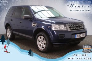 Used 2013 BLUE LAND ROVER FREELANDER 4x4 2.2 TD4 GS 5d 150 BHP (reg. 2013-09-23) for sale in Oldham