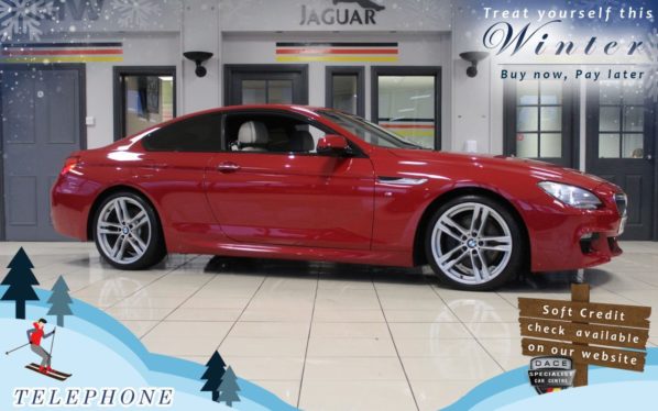 Used 2013 RED BMW 6 SERIES Coupe 3.0 640D M SPORT 2d AUTO 309 BHP (reg. 2013-10-09) for sale in Bredbury