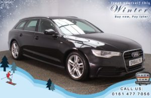 Used 2014 BLACK AUDI A6 AVANT Estate 2.0 AVANT TDI ULTRA S LINE 5d AUTO 188 BHP (reg. 2014-10-16) for sale in Oldham