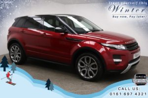 Used 2014 RED LAND ROVER RANGE ROVER EVOQUE 4x4 2.2 SD4 DYNAMIC 5d AUTO 190 BHP (reg. 2014-09-30) for sale in Bury