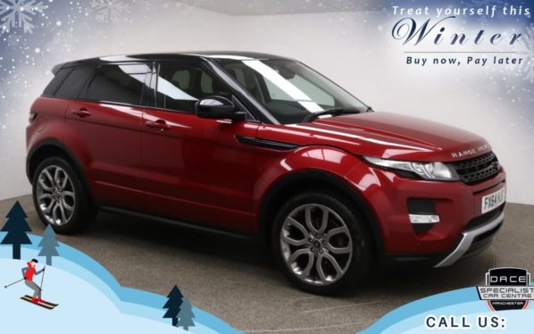 Used 2014 RED LAND ROVER RANGE ROVER EVOQUE 4x4 2.2 SD4 DYNAMIC 5d AUTO 190 BHP (reg. 2014-09-30) for sale in Bury