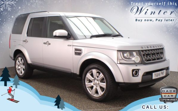 Used 2014 SILVER LAND ROVER DISCOVERY 4x4 3.0 SDV6 XS 5d AUTO 255 BHP (reg. 2014-03-24) for sale in Oldham