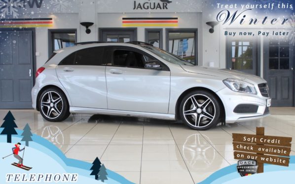Used 2014 SILVER MERCEDES-BENZ A-CLASS Hatchback 2.1 A220 CDI BLUEEFFICIENCY AMG SPORT 5d AUTO 170 BHP (reg. 2014-06-26) for sale in Bredbury