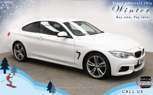 Used 2014 WHITE BMW 4 SERIES Coupe 2.0 420D XDRIVE M SPORT 2d AUTO 181 BHP (reg. 2014-09-25) for sale in Bury