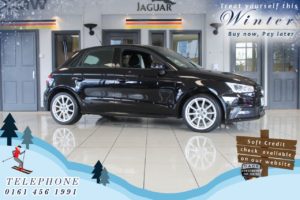 Used 2015 BLACK AUDI A1 Hatchback 1.6 SPORTBACK TDI S LINE 5d 114 BHP (reg. 2015-03-31) for sale in Bredbury