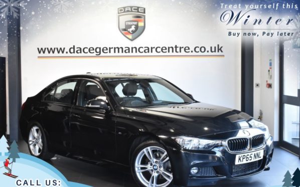 Used 2015 BLACK BMW 3 SERIES Saloon 2.0 318D M SPORT 4DR AUTO 148 BHP (reg. 2015-12-19) for sale in Worsley