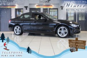 Used 2015 BLACK BMW 3 SERIES Saloon 2.0 320I SPORT 4d AUTO 181 BHP (reg. 2015-08-23) for sale in Bredbury