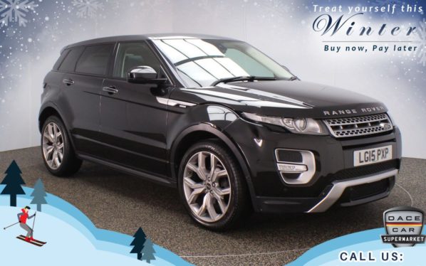 Used 2015 BLACK LAND ROVER RANGE ROVER EVOQUE 4x4 2.2 SD4 AUTOBIOGRAPHY 5d 190 BHP (reg. 2015-03-27) for sale in Oldham