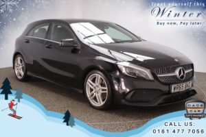 Used 2015 BLACK MERCEDES-BENZ A-CLASS Hatchback 2.1 A 220 D 4MATIC AMG LINE PREMIUM 5d AUTO 174 BHP (reg. 2015-10-30) for sale in Oldham