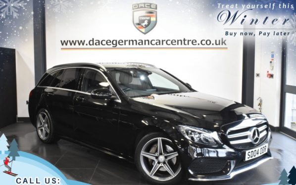 Used 2015 BLACK MERCEDES-BENZ C-CLASS Estate 2.1 C220 D AMG LINE 5d AUTO 170 BHP (reg. 2015-11-24) for sale in Worsley