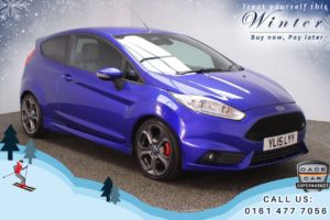 Used 2015 BLUE FORD FIESTA Hatchback 1.6 ST-3 3d 180 BHP (reg. 2015-07-31) for sale in Oldham