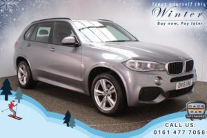 Used 2015 GREY BMW X5 4x4 3.0 XDRIVE30D M SPORT 5d AUTO 255 BHP (reg. 2015-06-30) for sale in Oldham