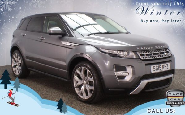 Used 2015 GREY LAND ROVER RANGE ROVER EVOQUE 4x4 2.2 SD4 AUTOBIOGRAPHY 5d AUTO 190 BHP (reg. 2015-03-07) for sale in Oldham