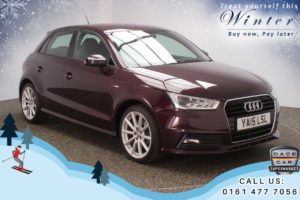 Used 2015 RED AUDI A1 Hatchback 1.6 SPORTBACK TDI S LINE 5d 114 BHP FREE 1 YEAR WARRANTY (reg. 2015-07-20) for sale in Oldham