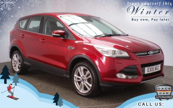 Used 2015 RED FORD KUGA Hatchback 2.0 TITANIUM X SPORT TDCI 5d 177 BHP (reg. 2015-03-01) for sale in Oldham