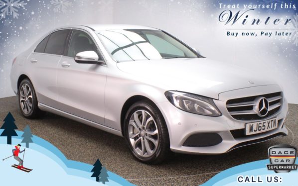 Used 2015 SILVER MERCEDES-BENZ C-CLASS Saloon 2.0 C350 E SPORT 4d AUTO 208 BHP (reg. 2015-09-14) for sale in Oldham