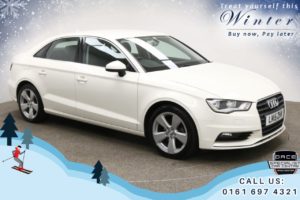 Used 2015 WHITE AUDI A3 Saloon 1.6 TDI SPORT 4d AUTO 109 BHP (reg. 2015-05-13) for sale in Bury