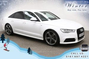 Used 2015 WHITE AUDI A6 Saloon 2.0 TDI ULTRA BLACK EDITION 4d 188 BHP (reg. 2015-10-14) for sale in Bury