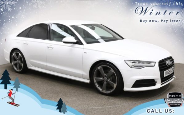 Used 2015 WHITE AUDI A6 Saloon 2.0 TDI ULTRA BLACK EDITION 4d 188 BHP (reg. 2015-10-14) for sale in Bury