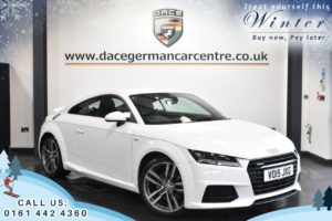 Used 2015 WHITE AUDI TT Coupe 2.0 TFSI QUATTRO S LINE 2d AUTO 227 BHP (reg. 2015-03-27) for sale in Worsley