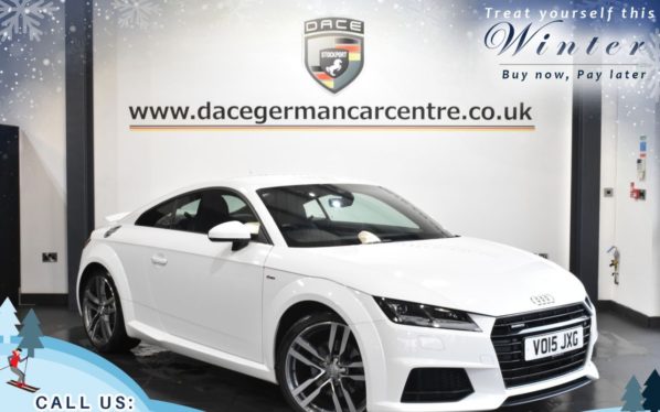 Used 2015 WHITE AUDI TT Coupe 2.0 TFSI QUATTRO S LINE 2d AUTO 227 BHP (reg. 2015-03-27) for sale in Worsley