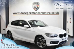 Used 2015 WHITE BMW 1 SERIES Hatchback 1.6 120I SPORT 3d AUTO 167 BHP (reg. 2015-07-30) for sale in Worsley
