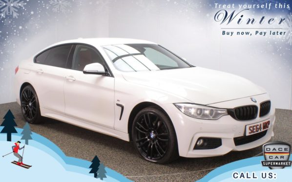 Used 2015 WHITE BMW 4 SERIES GRAN COUPE Coupe 2.0 420D XDRIVE M SPORT GRAN COUPE 4d AUTO 181 BHP (reg. 2015-02-26) for sale in Oldham