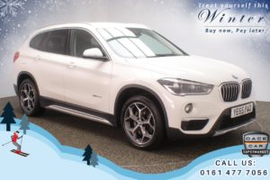 Used 2015 WHITE BMW X1 4x4 2.0 XDRIVE20D XLINE 5d AUTO 188 BHP (reg. 2015-10-26) for sale in Oldham