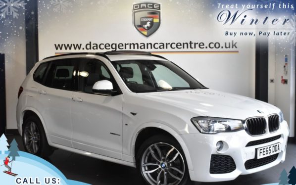 Used 2015 WHITE BMW X3 4x4 2.0 XDRIVE20D M SPORT 5DR AUTO 188 BHP (reg. 2015-09-27) for sale in Worsley