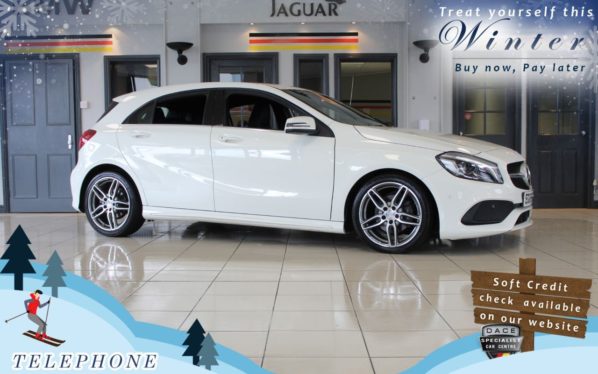 Used 2015 WHITE MERCEDES-BENZ A-CLASS Hatchback 2.1 A 200 D AMG LINE PREMIUM 5d AUTO 134 BHP (reg. 2015-11-16) for sale in Bredbury