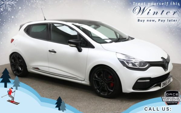 Used 2015 WHITE RENAULT CLIO Hatchback 1.6 RENAULTSPORT TROPHY 5d AUTO 220 BHP (reg. 2015-09-30) for sale in Bury