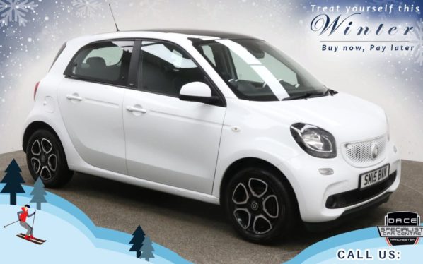 Used 2015 WHITE SMART FORFOUR Hatchback 1.0 PRIME PREMIUM 5d 71 BHP (reg. 2015-06-29) for sale in Bury