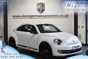Used 2015 WHITE VOLKSWAGEN BEETLE Hatchback 1.4 SPORT TSI BLUEMOTION TECHNOLOGY 3DR 148 BHP (reg. 2015-06-30) for sale in Worsley