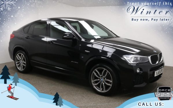 Used 2016 BLACK BMW X4 Coupe 2.0 XDRIVE20D M SPORT 4d 188 BHP (reg. 2016-01-29) for sale in Bury