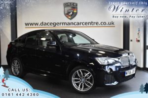 Used 2016 BLACK BMW X4 Coupe 3.0 XDRIVE30D M SPORT 4d AUTO 255 BHP (reg. 2016-11-03) for sale in Worsley