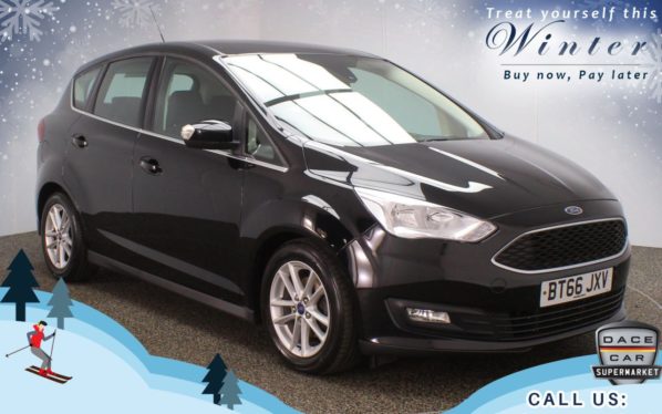 Used 2016 BLACK FORD C-MAX MPV 1.0 ZETEC 5d 124 BHP (reg. 2016-11-30) for sale in Oldham