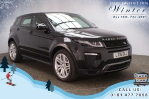 Used 2016 BLACK LAND ROVER RANGE ROVER EVOQUE 4x4 2.0 TD4 HSE DYNAMIC 5d 177 BHP (reg. 2016-03-19) for sale in Oldham