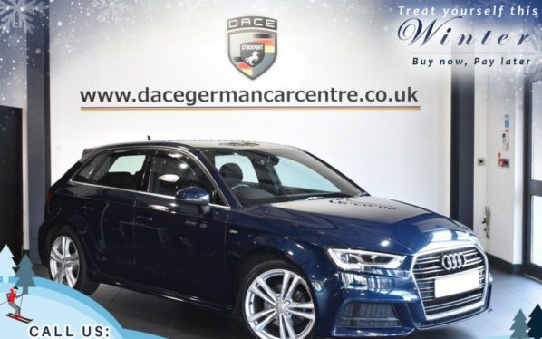 Used 2016 BLUE AUDI A3 Hatchback 2.0 TDI S LINE 5DR 148 BHP (reg. 2016-09-28) for sale in Worsley