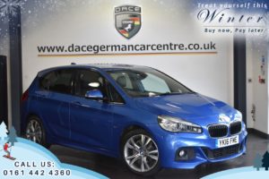 Used 2016 BLUE BMW 2 SERIES ACTIVE TOURER MPV 2.0 220D XDRIVE M SPORT 5DR AUTO 188 BHP (reg. 2016-03-30) for sale in Worsley